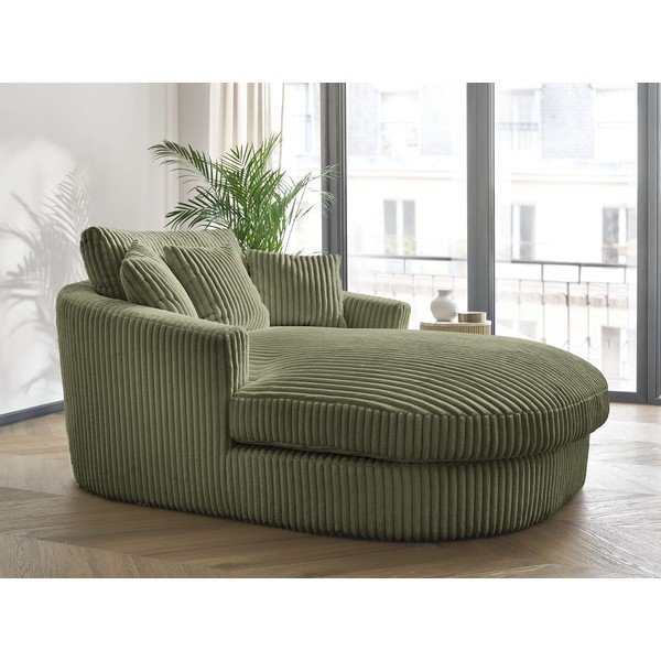 Zaļš velveta atpūtas krēsls Belem – Bobochic Paris-image-1