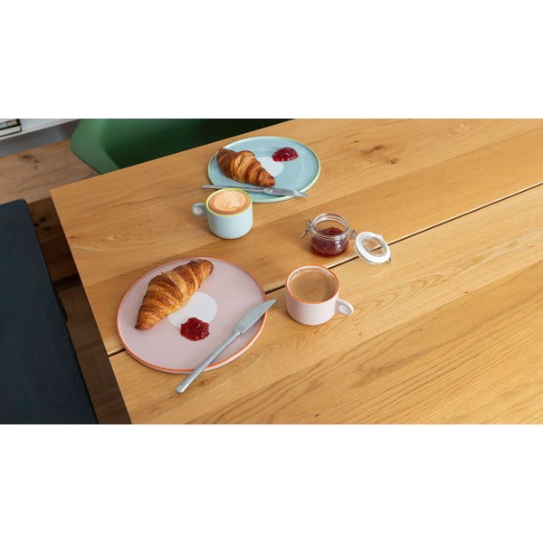 Rozā keramikas tasītes un šķīvja komplekts Remember Greta, 250 ml-image-3