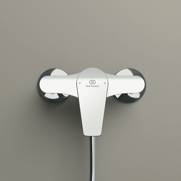 Spīdīgas sudraba krāsas jaucējkrāns dušai/sienas Cerafine D – Ideal Standard-image-1