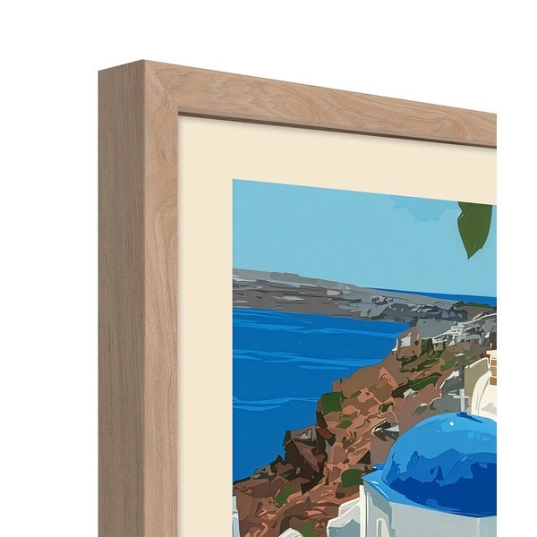 Drukāta glezna ar rāmi 50x70 cm Santorini – Styler-image-4