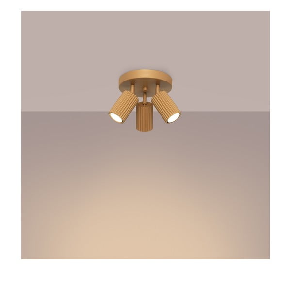 Zelta krāsas prožektora tipa lampa Gleam – Sollux-image-2