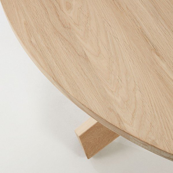 Ēdamgalds no ozolkoka Kave Home Nori, ø 120 cm-image-1
