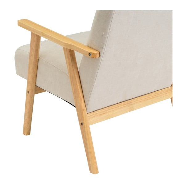 Balts atpūtas krēsls no šenila auduma Vintage – Casa Selección-image-4