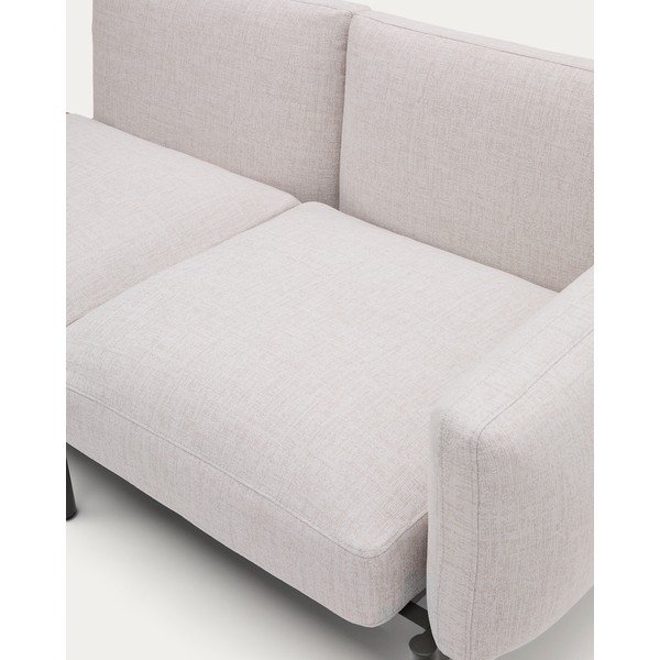 Bēšs polsterēts dārza dīvāns Sorells – Kave Home-image-2
