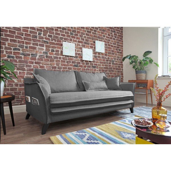 Tumši pelēks dīvāns Miuform Charming Charlie-image-4