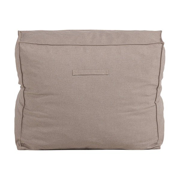 Pelēkbēšs polsterēts dārza atpūtas krēsls Velora – WOOOD-image-3