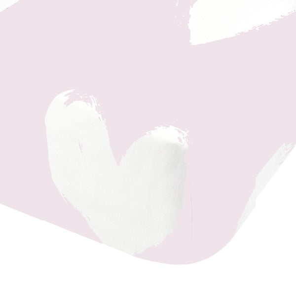 Vienguļamais flaneļa bērnu palags 90x190 cm Hearts – Catherine Lansfield-image-2