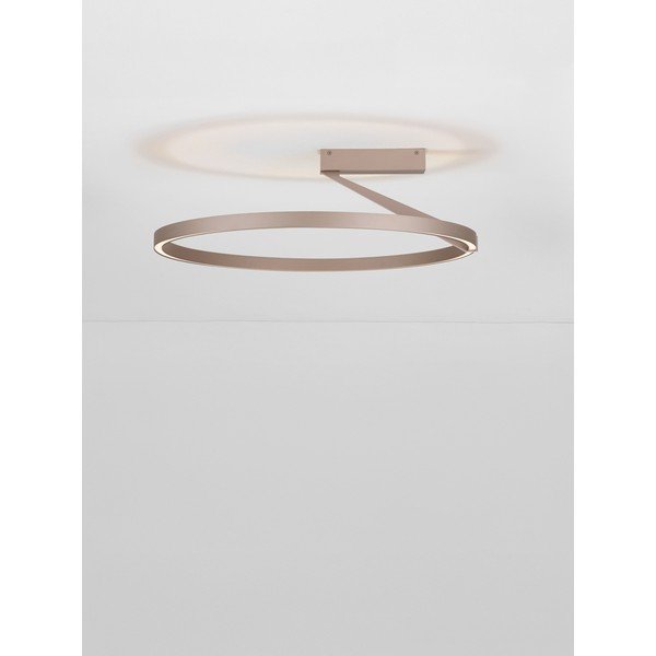Rozā zelta krāsas alumīnija LED griestu lampa ar regulējamu spilgtumu Tilia – Nova Luce-image-4