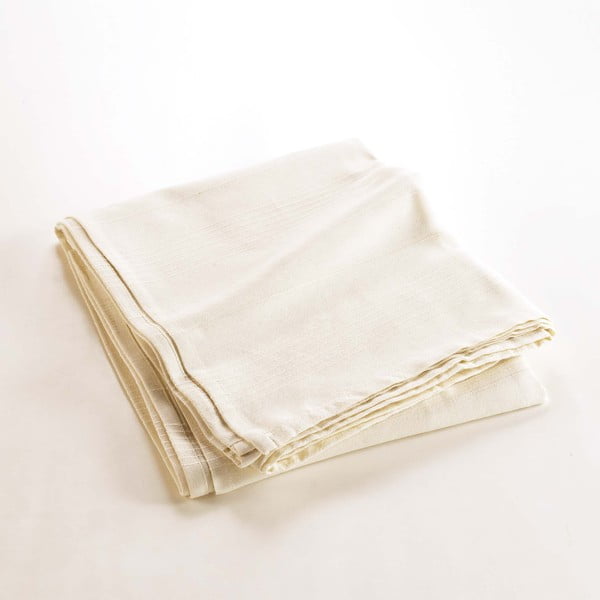 Krēmkrāsas gultas pārklājs 180x220 cm Lucile – douceur d'intérieur-image-2