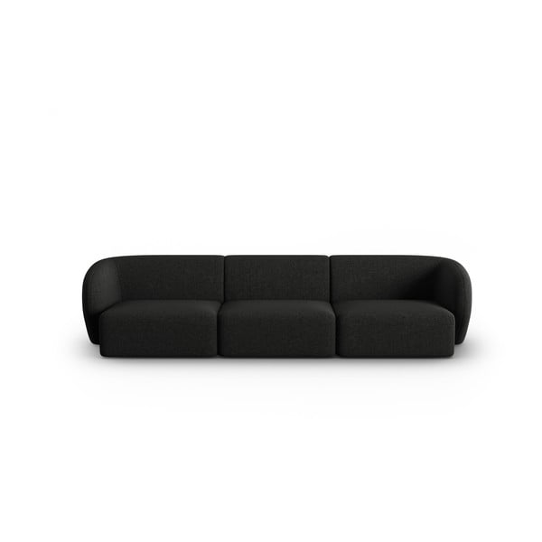 Melns dīvāns 259 cm Shane – Micadoni Home