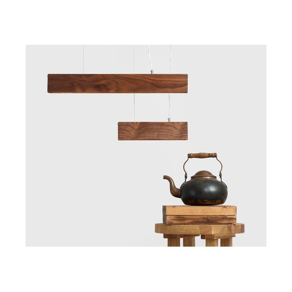 Piekaramā lampa no valriekstu koka Custom Form Line Plus M Woody-image-3