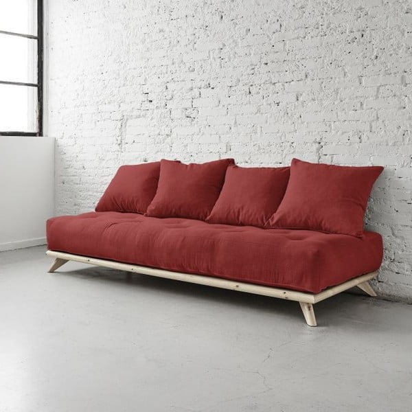 Dīvāns Senza Natural/Passion Red