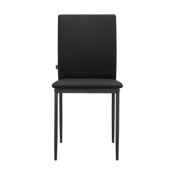 Melni mākslīgās ādas pusdienu krēsli (2 gab.) Pavia – Støraa-image-1