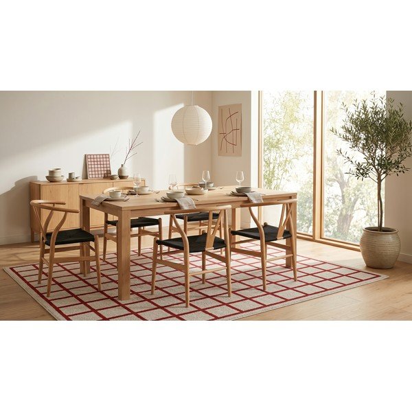 Sarkans/bēšs paklājs 160x230 cm Picnic – ESTE-image-3