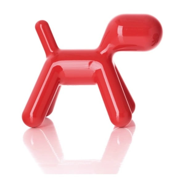 Krēsls Puppy sarkans spīdīgs, 43 cm