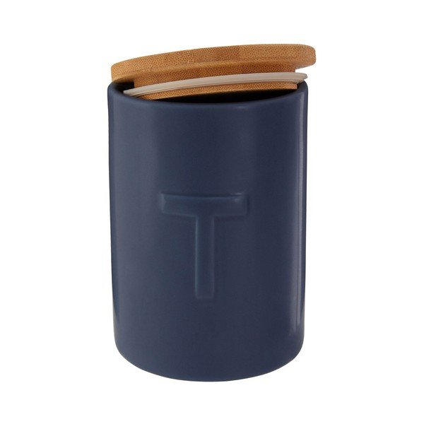 Tumši zils tējas trauks ar bambusa vāku Premier Housewares Fenwick-image-2