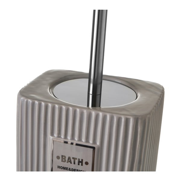 Pelēka keramikas tualetes birste Griso – Casa Selección-image-3