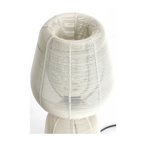 Krēmkrāsas galda lampa (augstums 42 cm) Aboso – Light & Living-image-1