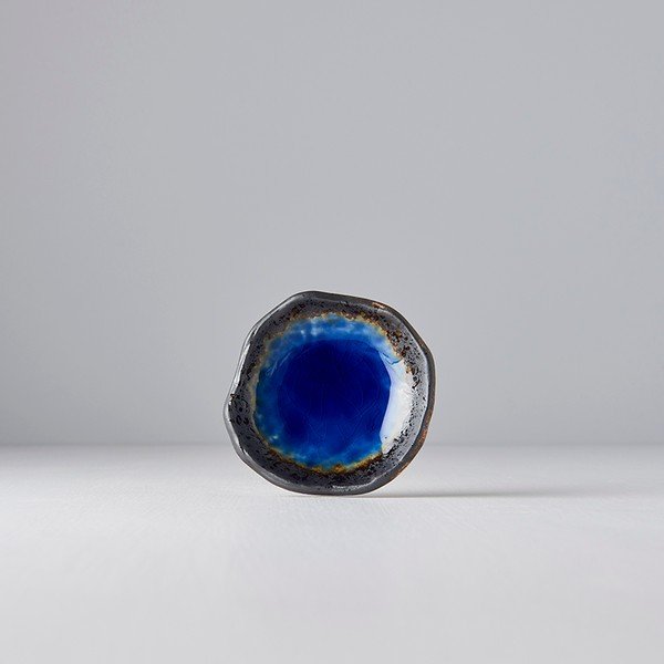 Zils keramikas šķīvis MIJ Cobalt, ø 9 cm-image-2