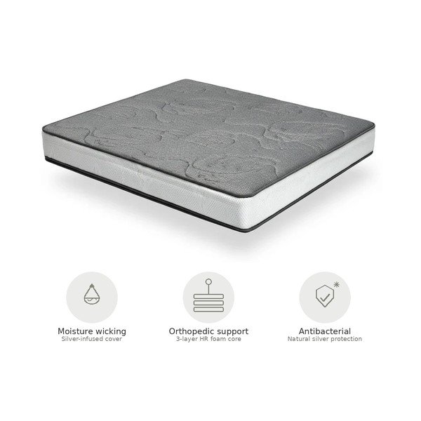 Stingrs/vidēji stingrs putu matracis 90x200 cm Zen Comfort – Bonami Selection-image-3