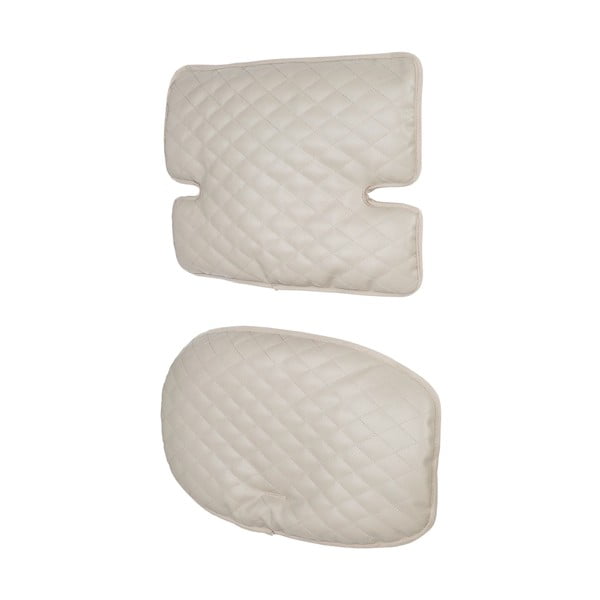 Bēšs bērnu pusdienu krēsliņa spilvens Luxe – Roba-image-3