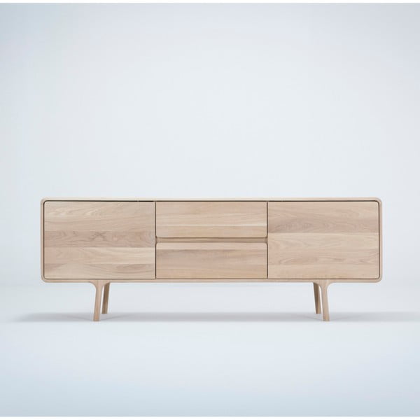 TV kumode no ozola masīvkoka Gazzda Fawn-image-3