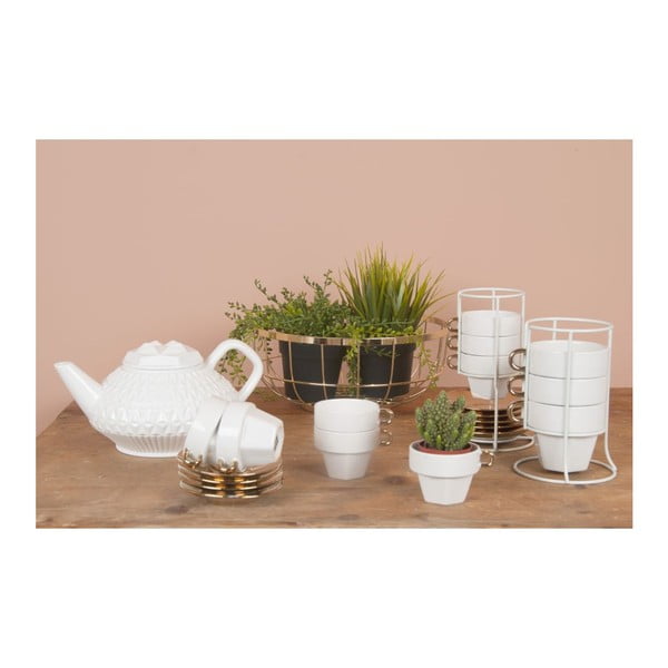 Augļu bļoda Present Time Open Grid Gold-image-1