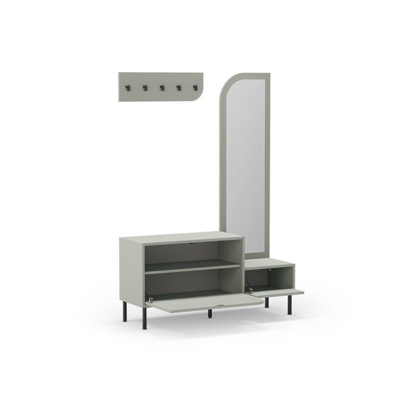 Zaļa/pelēka priekšnama iekārta Bea – Marckeric-image-4