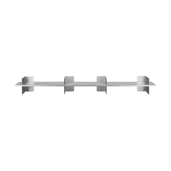 Sudraba krāsas metāla sienas plaukts 120 cm Tivo – noo.ma-image-2