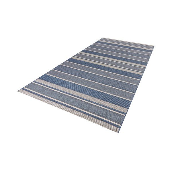 Zils āra paklājs NORTHRUGS Strap, 80 x 200 cm-image-1