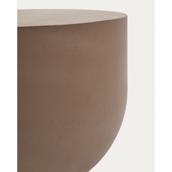 Betona apaļš dārza kafijas galdiņš ø 60 cm Garbet – Kave Home-image-4