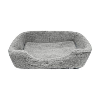 Tumši pelēka merino vilnas gulta mājdzīvniekiem Native Natural, platums 60 cm