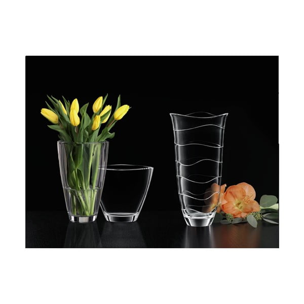 Kristāla stikla vāze Nachtmann Carré, augstums 25 cm-image-2