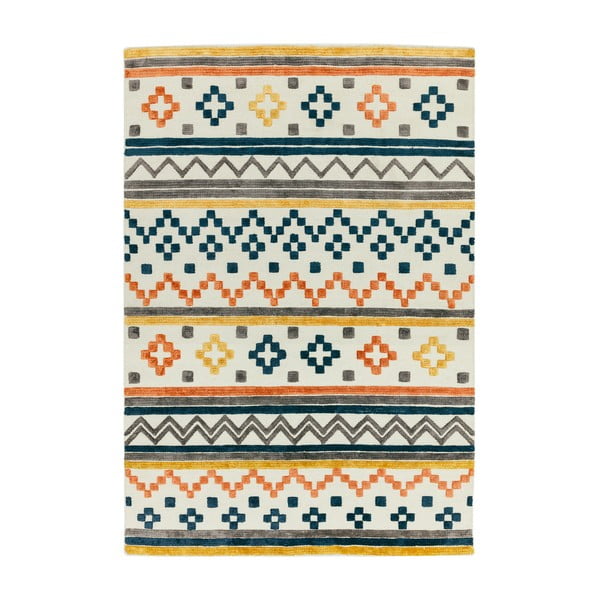 Paklājs Asiatic Carpets Theo Earth Tone Geo, 120 x 170 cm