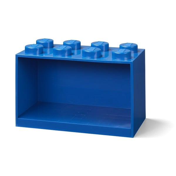 Bērnu zilais sienas plaukts Brick 8 - LEGO®-image-1