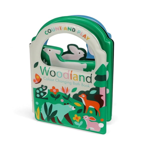 Interaktīvā rotaļlieta Colour changing bath book Woodland – Rex London