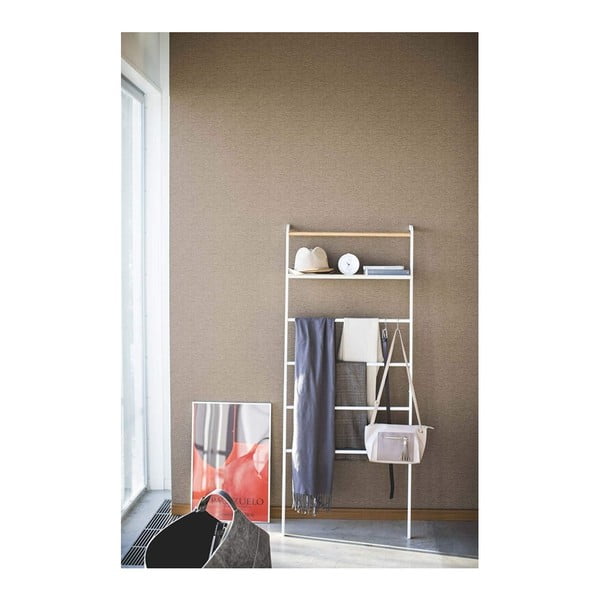 Baltas kāpnes ar plauktu YAMAZAKI Tower Ladder-image-2