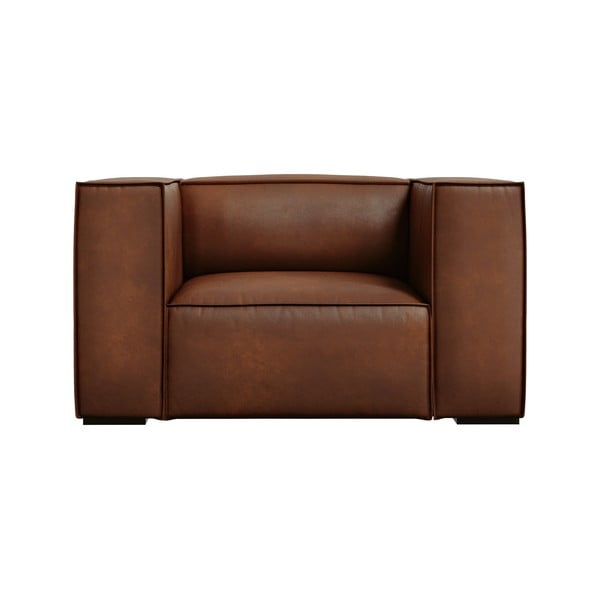 Konjaka brūnas ādas krēsls Madame – Windsor & Co Sofas
