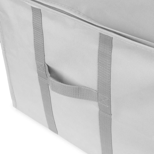 Vakuuma tekstila drēbju uzglabāšanas kaste ar stingrām malām 56x42x33 cm Granit – Compactor-image-3