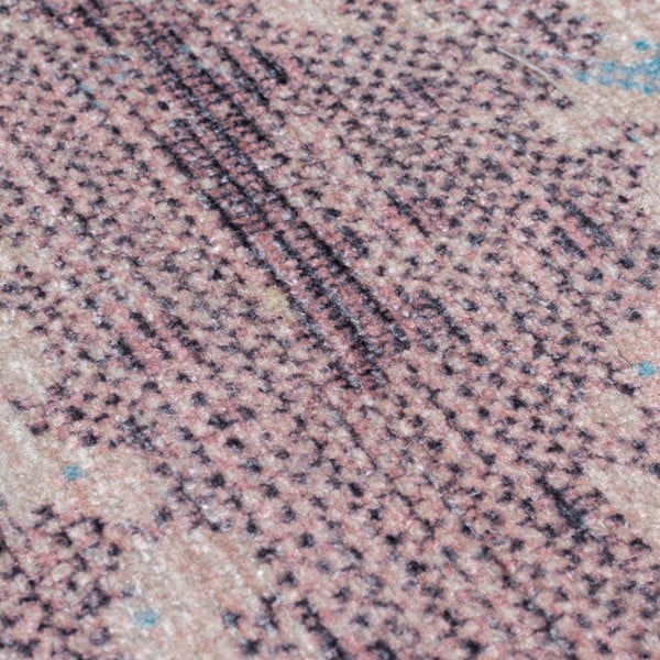Zils/violets mazgājams celiņa paklājs no pārstrādātu šķiedru maisījuma 60x230 cm Reid – Flair Rugs-image-3