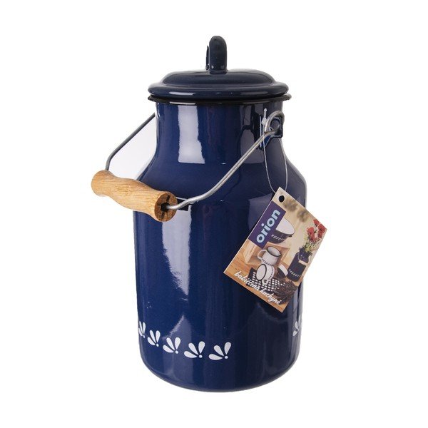 Zila emaljas piena krūze Orion, 2 l-image-3