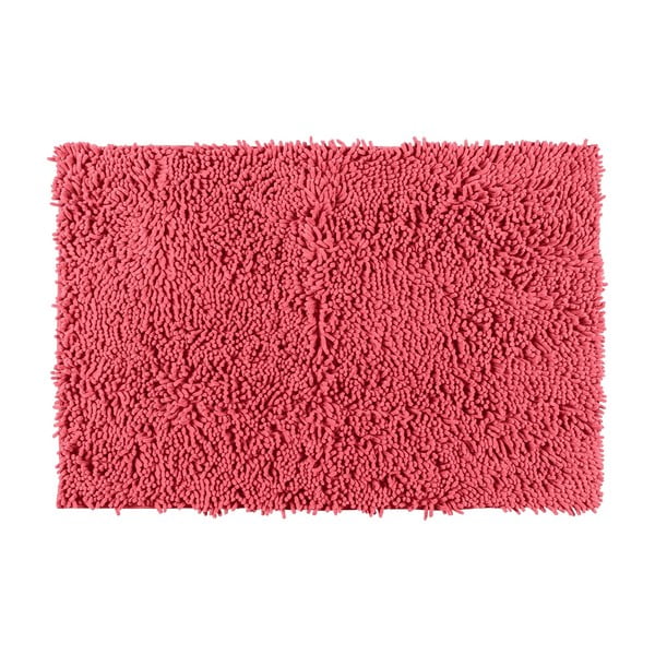 Koraļļu sarkans vannas istabas paklājs Wenko Coral, 80 x 50 cm