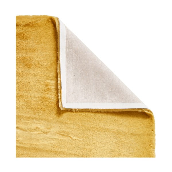 Dzeltens paklājs Think Rugs Teddy, 60 x 120 cm-image-3