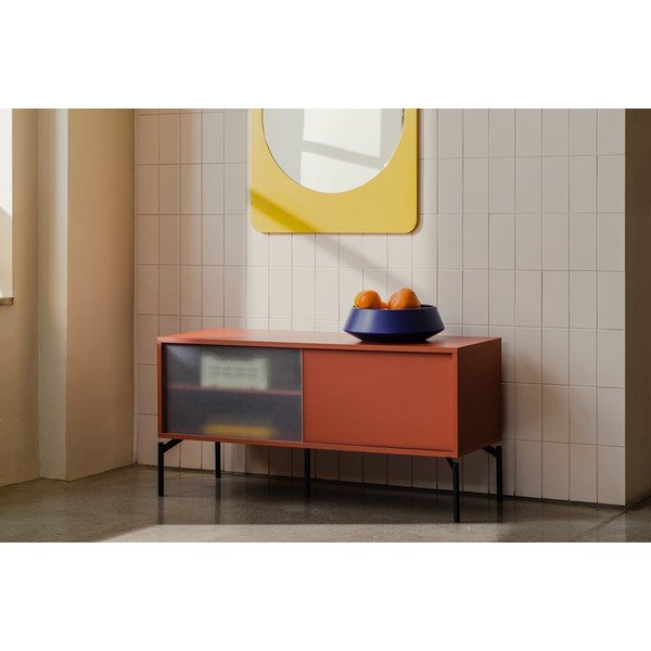 Terakotas oranžs TV galdiņš 116x55x42 cm Met Mini – noo.ma-image-1