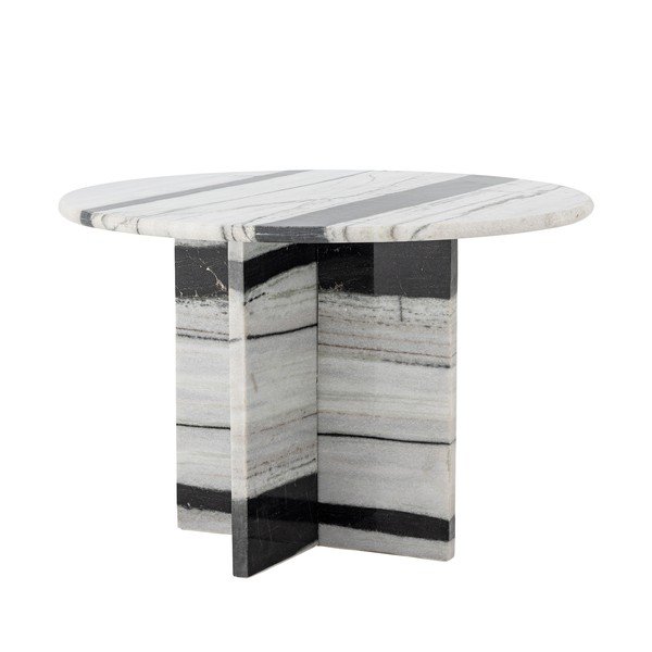 Melnbalts marmora apaļš žurnālgaldiņš ø 61 cm Rosito – Bloomingville