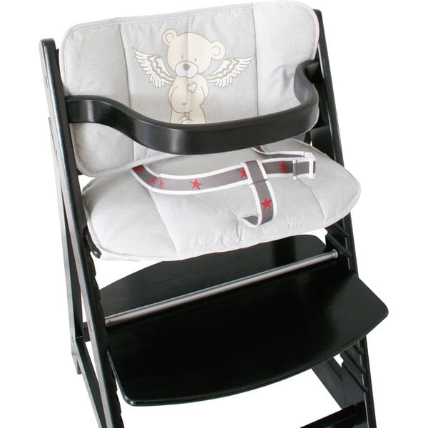 Pelēks bērnu pusdienu krēsliņa spilvens Heartbreakerbär – Roba-image-2