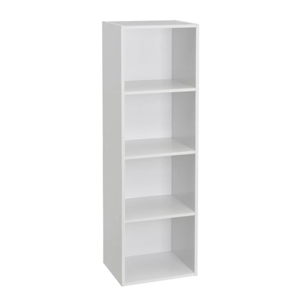 Balts grāmatplaukts 30x106x24 cm Cube – Casa Selección