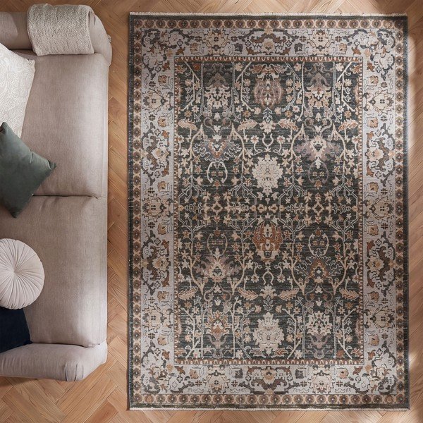 Zaļš paklājs 120x160 cm Amelina Vintage – Flair Rugs-image-2