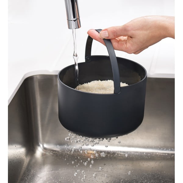 Oranžs/pelēks rīsu vārāmais katls M-Cuisine – Joseph Joseph-image-1