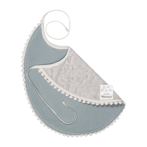 Pelēks muslīna bērnu priekšautiņš Kindsgut London-image-3